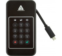 Apricorn Aegis NVX 1 TB USB Type-C 3.2 Gen 1 (3.1 Gen 1) Black