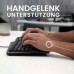 Perixx PERIBOARD-535 DE RD, ergonomiczna mechaniczna klawiatura USB (czerwone przyciski)