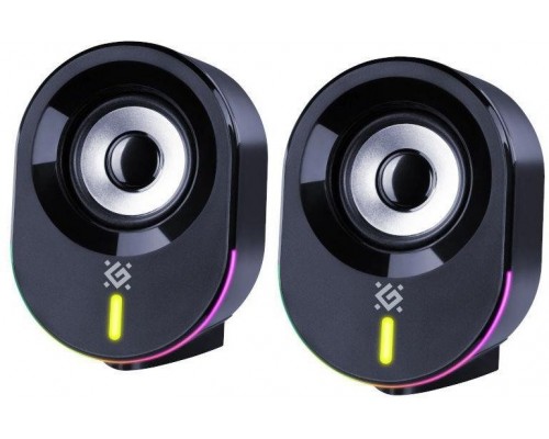 Głośniki Defender SOLAR 8 2.0 10W Bluetooth USB podświetlenie RGB