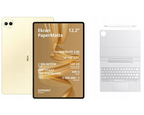 Huawei MatePad Pro 12,2-inch 12/512GB PaperMatte Gold + keyboard + stylus