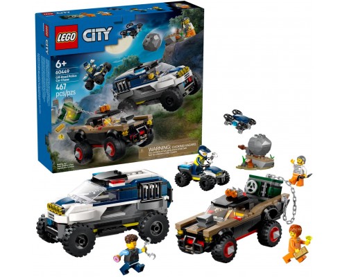 ИГРУШКА-КОНСТРУКТОР LEGO ПОЛИЦЕЙСКАЯ МАШИНА 60449
