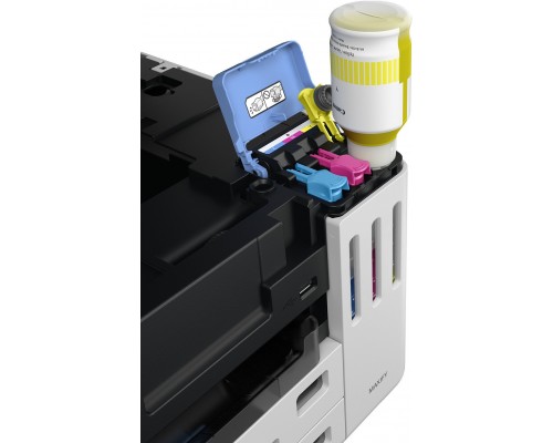 Canon MAXIFY GX7150 MegaTank - Multifunktionsdrucker - Farbe - Tintenstrahl - CISS - Legal (216 x 356 mm), A4 (210 x 297 mm) (Original) - A4/Legal (Medien) - bis zu 24 ipm (Drucken) - 600 Blatt - 33.6 Kbps - USB 2.0, Wi-Fi(n), LAN