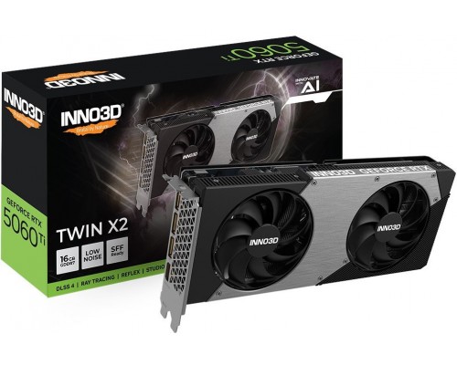 Inno3D GeForce RTX 5060 Ti Twin X2 16GB GDDR7 DLSS4 (N506T2-16D7-191073N)