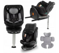 FOTELIK SAMOCHODOWY GOCAR od 40 do 135 cm BLACK GREY 5906601700699