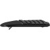 Kensington Pro Fit Ergo - klawiatura - ładowalny - compact TKL - bezprzewodowy - 2.4 GHz - Bluetooth - QWERTY - portugalski - czarny