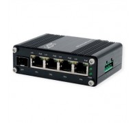 EXSYS EX-62020PoE 4-port   Ethernet, PoE 1-port 100/1000Fx SFP