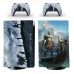 Naklejki Naklejka Skórki na PlayStation 5 orawith  Pady Motyw God of War!