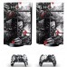 Naklejki Skórki na PlayStation 5 orawith  Pady Motyw Ghost of Tsushima