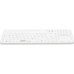 Gett GETT GCQ CleanType Prime Touch+ silikonowa z touchpadem z blokiem numerycznym z magnesami IP65 podświetlane klawisze USB Kolor: biały Układ: CH