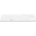 Gett GETT GCQ CleanType Prime Touch+ silikonowa z touchpadem z blokiem numerycznym z magnesami IP65 podświetlane klawisze USB Kolor: biały Układ: CH
