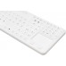 Gett GETT GCQ CleanType Prime Touch+ silikonowa z touchpadem z blokiem numerycznym z magnesami IP65 podświetlane klawisze USB Kolor: biały Układ: CH