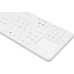 Gett GETT GCQ CleanType Prime Touch+ silikonowa z touchpadem z blokiem numerycznym z magnesami IP65 podświetlane klawisze USB Kolor: biały Układ: CH