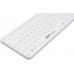 Gett GETT GCQ CleanType Prime Touch+ silikonowa z touchpadem z blokiem numerycznym z magnesami IP65 podświetlane klawisze USB Kolor: biały Układ: CH