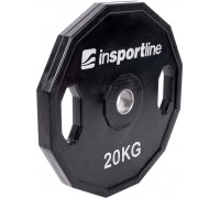 inSPORTline Rubberized load olympic Ruberton 20 kg black (15900)