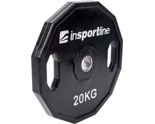 inSPORTline Rubberized load olympic Ruberton 20 kg black (15900)