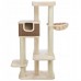 Bertholo, drapak stoj�cy, cat, creamy/ciemnobr�zowy, 165 cm
