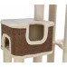 Bertholo, drapak stoj�cy, cat, creamy/ciemnobr�zowy, 165 cm