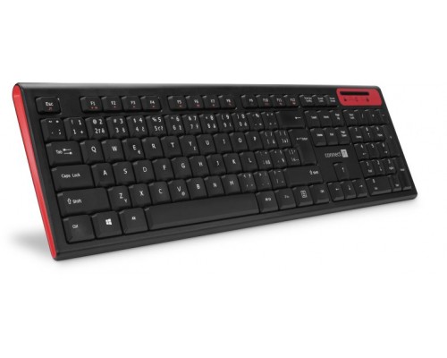 Connect IT CKB-3000-CS klawiatura Uniwersalne RF Wireless Czarny, Czerwony