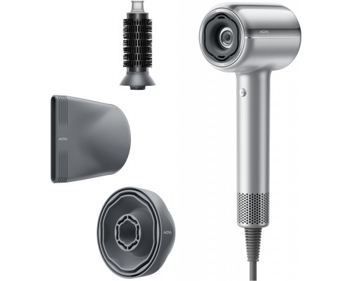 for hair MOVA Shine 20 Srebrna Zestaw 3 Nasadek 1800W z Jonizacją