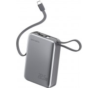 4smarts Pocket Dual Cord 20000mAh 22.5W With built-in cable USB-C 15cm Grey
