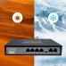 Switch Zasilacz  POE LAN 8 Ports 6 Ethernet RJ45 100Mbps Kamer