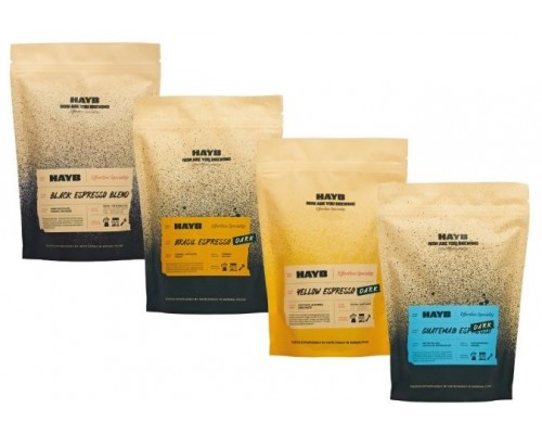 HAYB DARK Espresso Starter Pack 4x250g