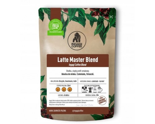 Ingagi Coffee Latte Master Blend 1kg