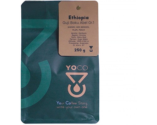 YoCo Coffee Ethiopia Boku Abel Gr.1 Filtr 250g