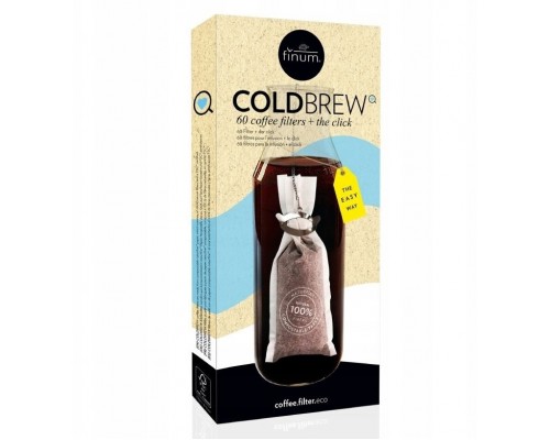 Finum Filtry do kawy Cold Brew + Click - 60 szt.