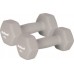 Hantelki cast iron neoprene HEX 2x4kg, REBEL ACTIVE