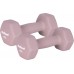 Hantelki cast iron neoprene HEX 2x4kg, REBEL ACTIVE