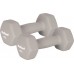 Hantelki cast iron neoprene HEX 2x4kg, REBEL ACTIVE