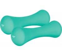 Hantelki cast iron neoprene 2x3kg, REBEL ACTIVE