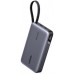 20000mAh Ugreen PB551 145W USB-A, USB-C + wbudowany kabel (Grey)