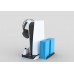 DLX+ LED Stand - Multi LED, Controller charger, fans, headphone stand, game storage /PS5