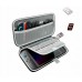 Twardy Swith tywny Case Case Etui Waliwith ka Case For Nintenfor Switch 2 / G11 White / Złamana Biel Z Cwith arnym Paskiem