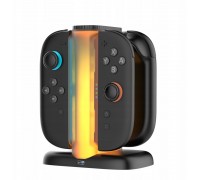 YAXO Łaforwarka for Joy-Con QUAD CHARGE DOCK for NS2 Techno Black