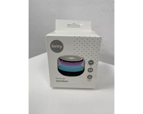 Setty Setty głośnik okrągły RGB GB-700 black
