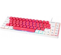 Gamiac GAMIAC TKL69G SF Gaming Keyboard, Kailh Red - white/Red