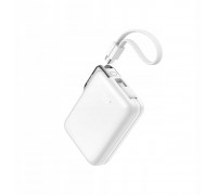 Joyroom Joyroom JR-PBF27 Pro 10000mAh 30W With built-in cable USB-C i dodatkowym dwukierunkowym kablem USB-C - Lightning - White