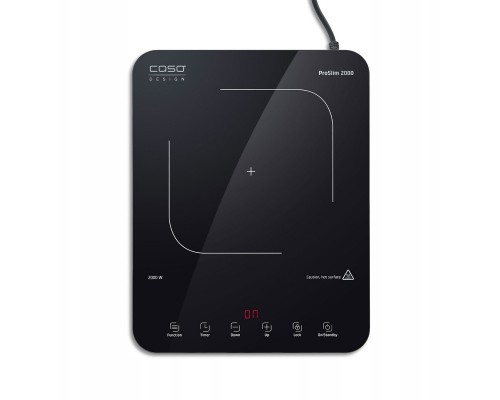 Caso Caso ProSlim 2000 2236 Mobile single  hob, Glass, Sensor-touch, Black