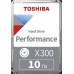 Toshiba X300 Performance 10TB 3.5" SATA III (HDWR11AUZSVA)