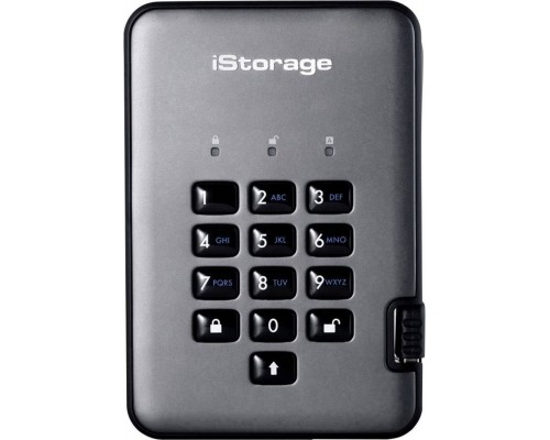 SSD iStorage diskAshur Pro 2 512GB Gray (IS-DAP2-256-SSD-512-C-G)