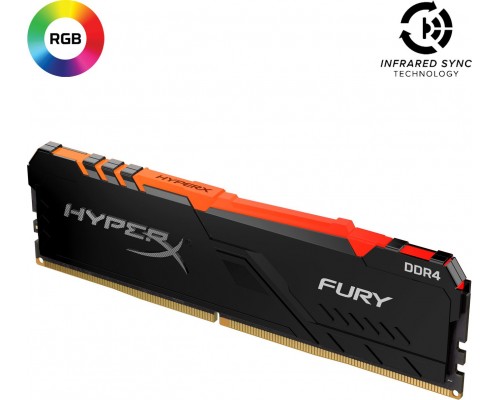 HyperX Fury RGB, DDR4, 16 GB, 3000MHz, CL15 (HX430C15FB3A/16)