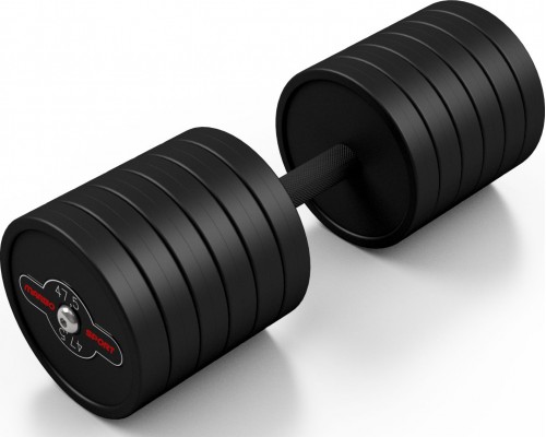 Marbo Sport Hantel MW-HSG47.5-k2 rubberized 1 x 47.5 kg