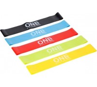 One Fitness Mini Band PBF-SET05 dažādu pretestības līmeņu komplekts daudzkrāsains 5 gab.