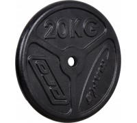 Marbo Sport Standard iron discs slim 20 kg MW-O20-slim -