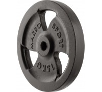 Marbo Sport Standard tri grip discs 15 kg MW-O15-kier -