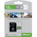 SD  PNY Elite MicroSDHC 16 GB Class 10 UHS-I/U1 A1 V10 (P-SD16GU1100EL-GE)