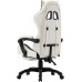 vidaXL White-Black with footrest (287995)